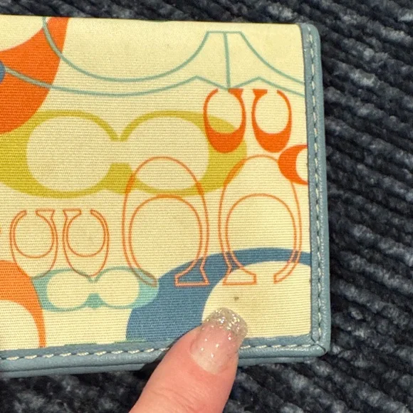 Coach Multicolor Card Holder - Picture 4 of 4